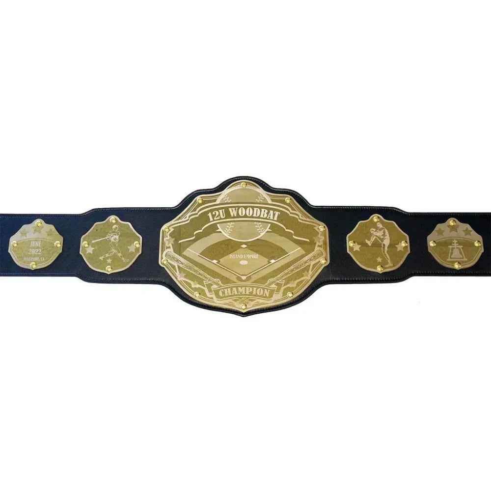 Custom Baseball Championship Belt – Premium Quality Award for Winners