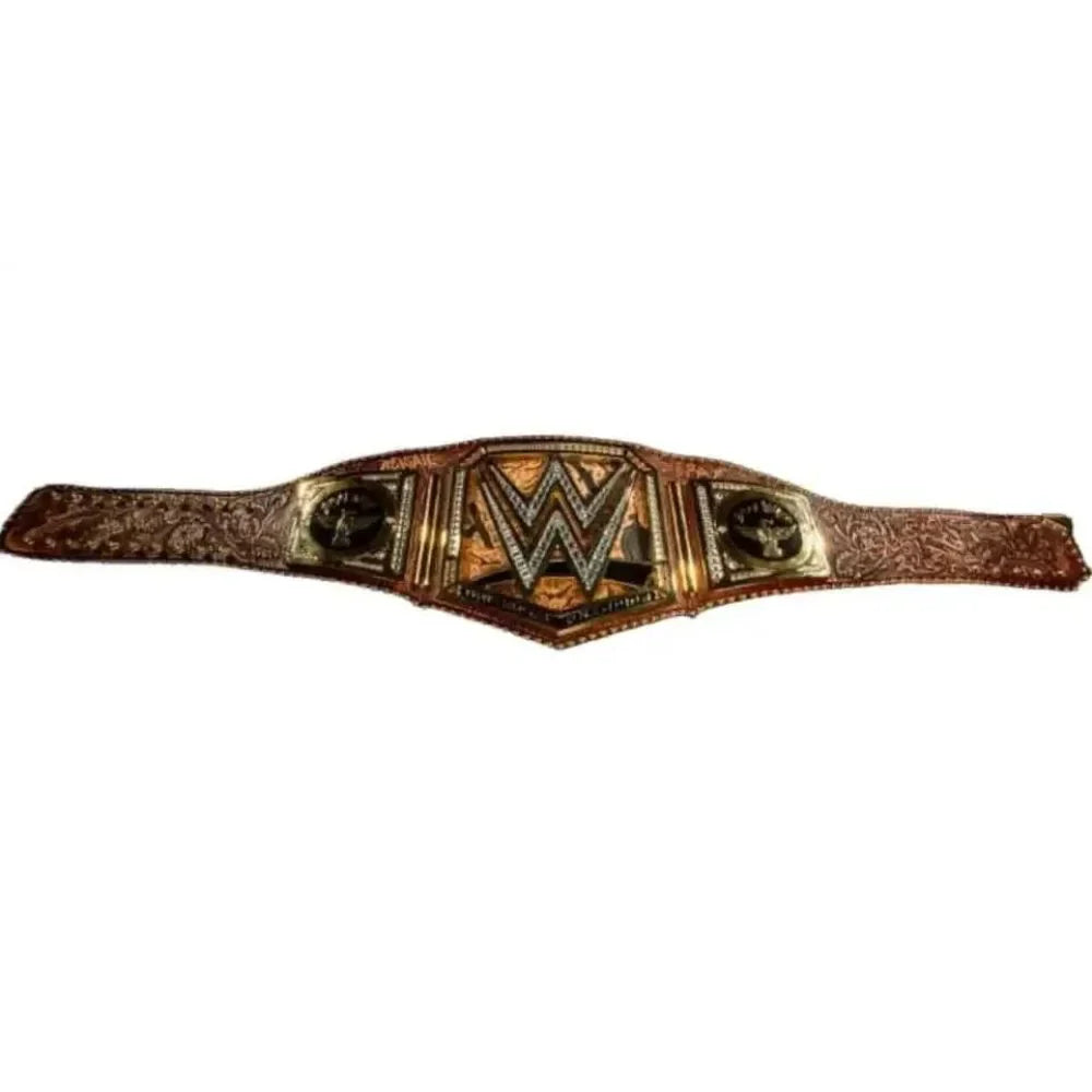 Bray Wyatt WWE Custom Championship Belt – Rose Gold Leather Strap