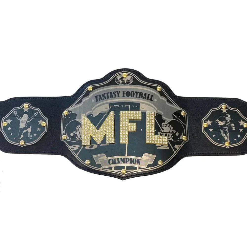 Custom Championship Belt for Fantasy Football - Perfect for Your League Winner