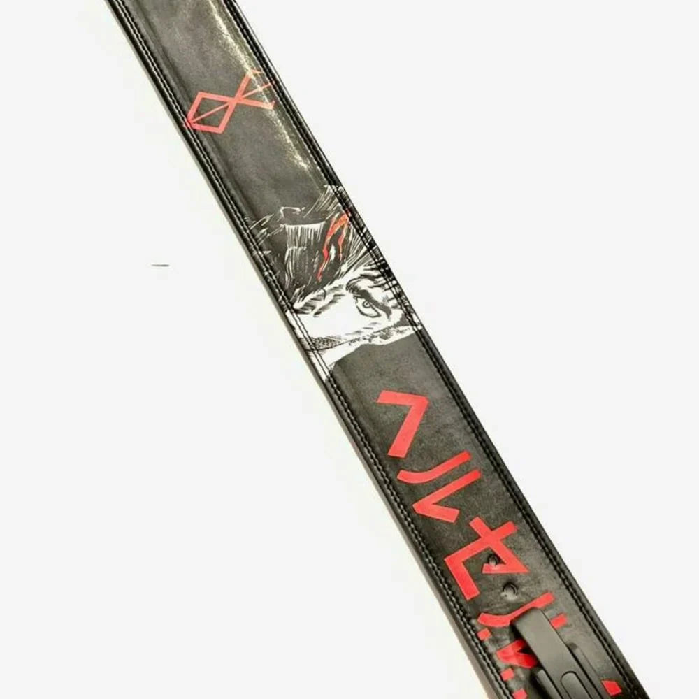 Anime Weight Lifting Belt For Men - Nubuck Leather