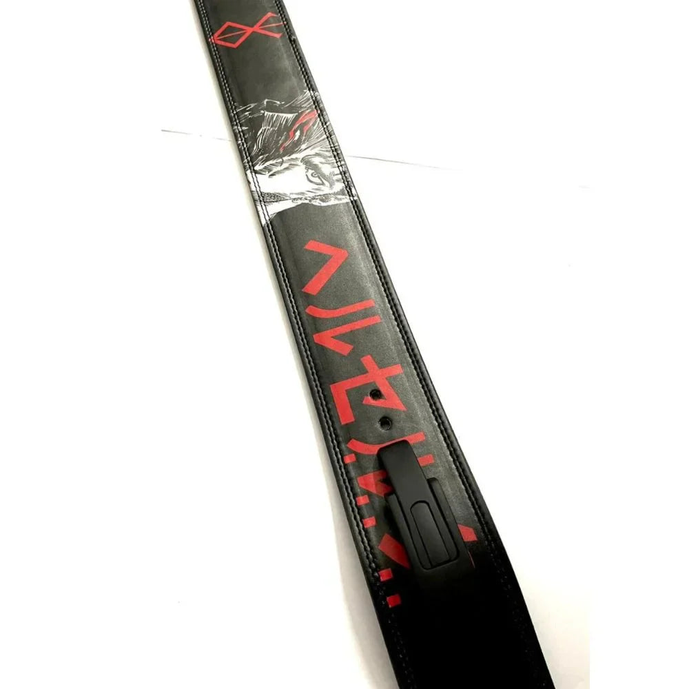 Anime Weight Lifting Belt For Men - Nubuck Leather