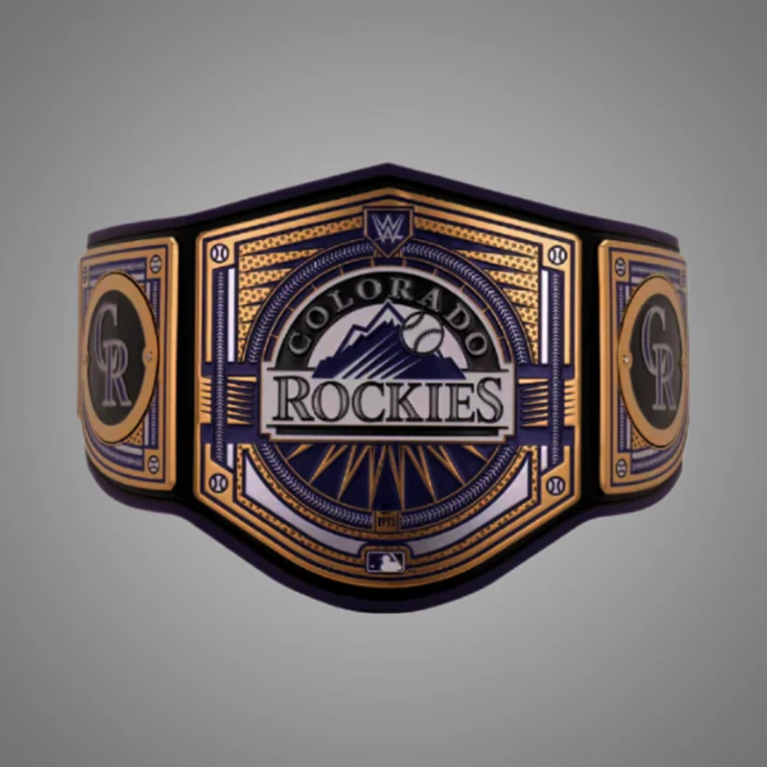Colorado Rockies WWE MLB Legacy Belt - Championship Title