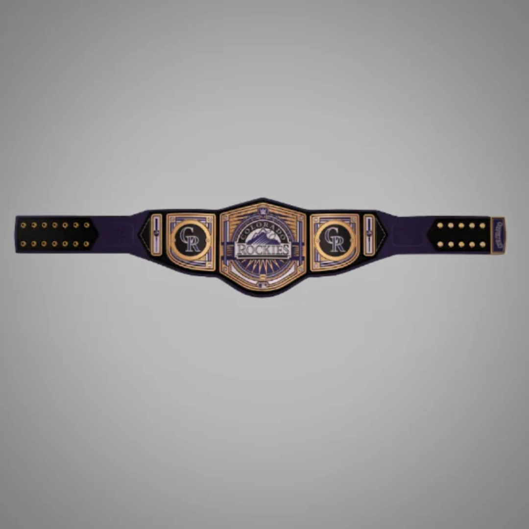Colorado Rockies WWE MLB Legacy Belt - Championship Title