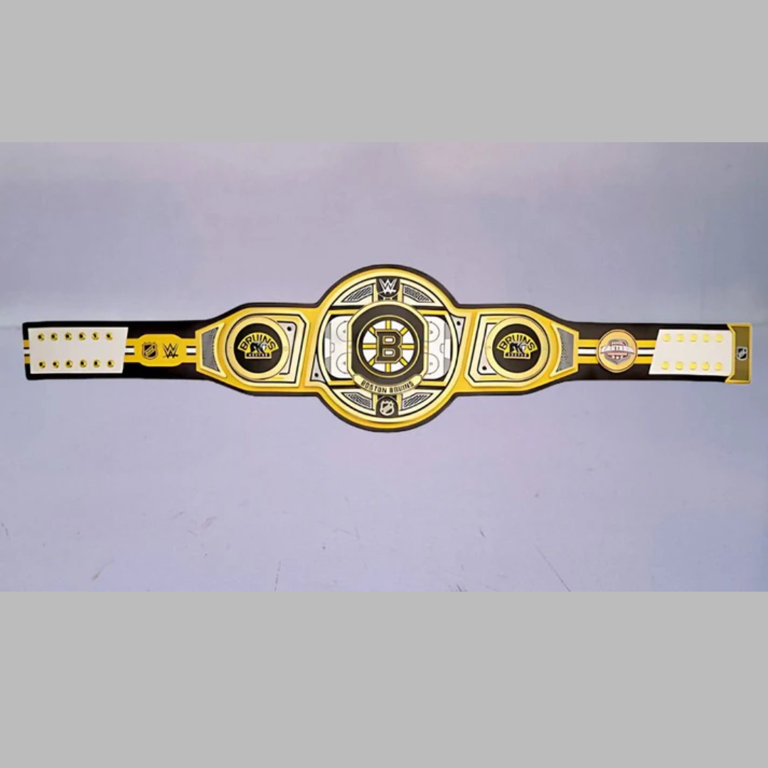 Boston Bruins WWE NHL Belt - Legacy Championship Title