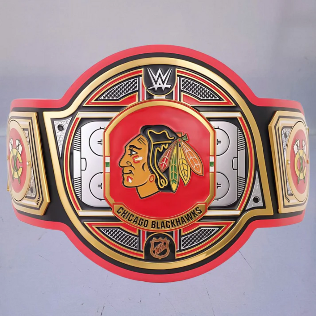 Chicago Blackhawks WWE NHL Championship Belt - Legacy Edition
