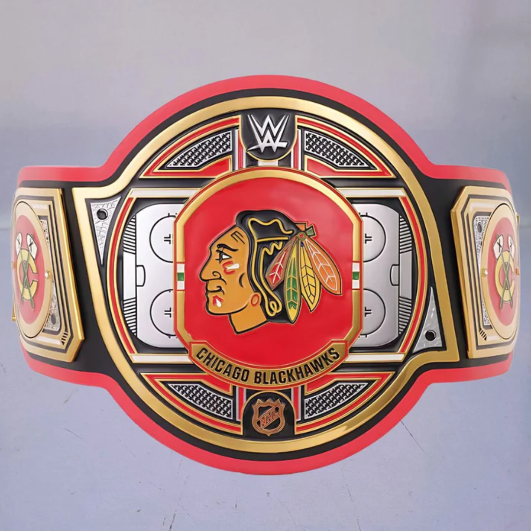 Chicago Blackhawks WWE NHL Championship Belt - Legacy Edition