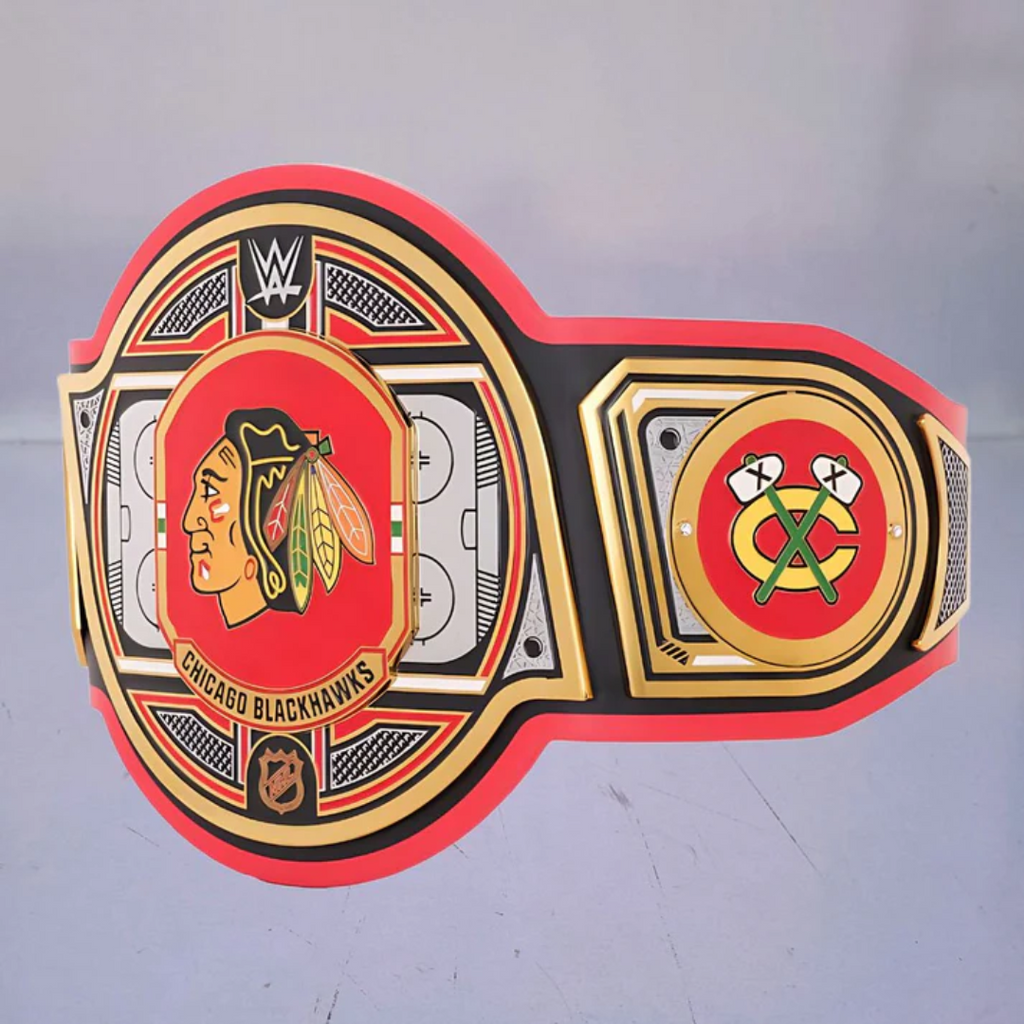 Chicago Blackhawks WWE NHL Championship Belt - Legacy Edition