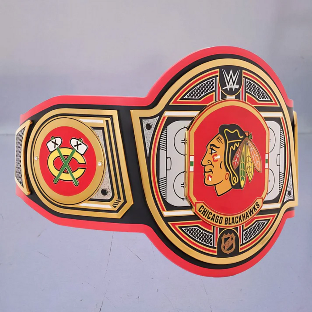 Chicago Blackhawks WWE NHL Championship Belt - Legacy Edition