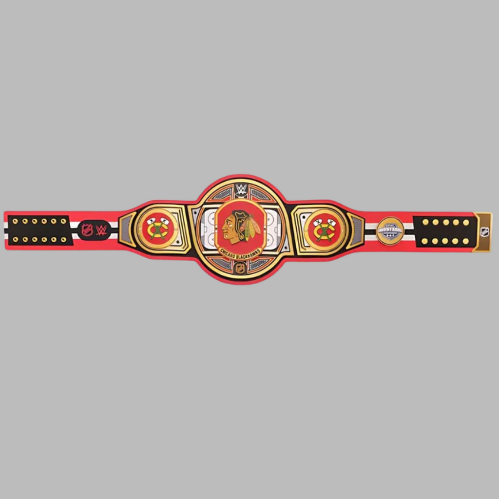 Chicago Blackhawks WWE NHL Championship Belt - Legacy Edition