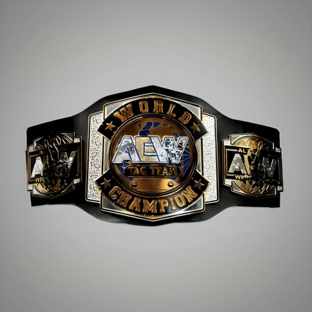 AEW Tag Team Championship Replica Belt - 2mm Customizable