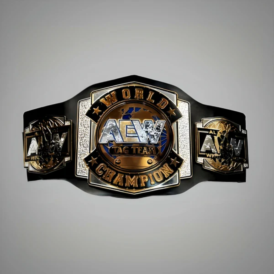 AEW Tag Team Championship Replica Belt - 2mm Customizable