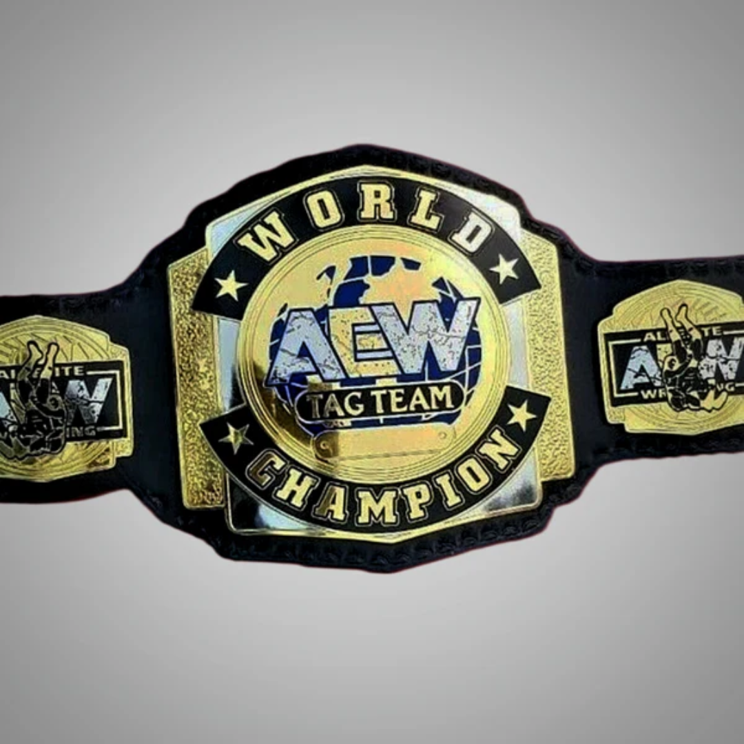 AEW Tag Team Championship Replica Belt - 2mm Customizable