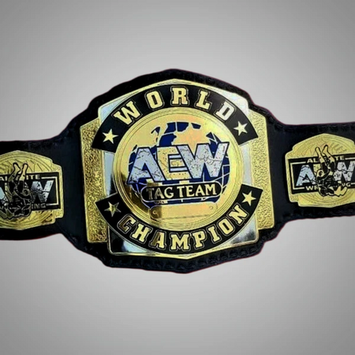 AEW Tag Team Championship Replica Belt - 2mm Customizable