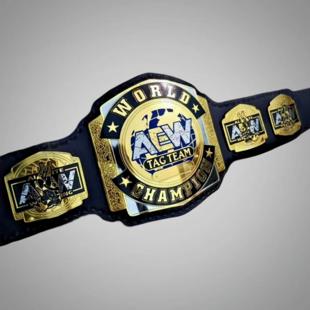 AEW Tag Team Championship Replica Belt - 2mm Customizable
