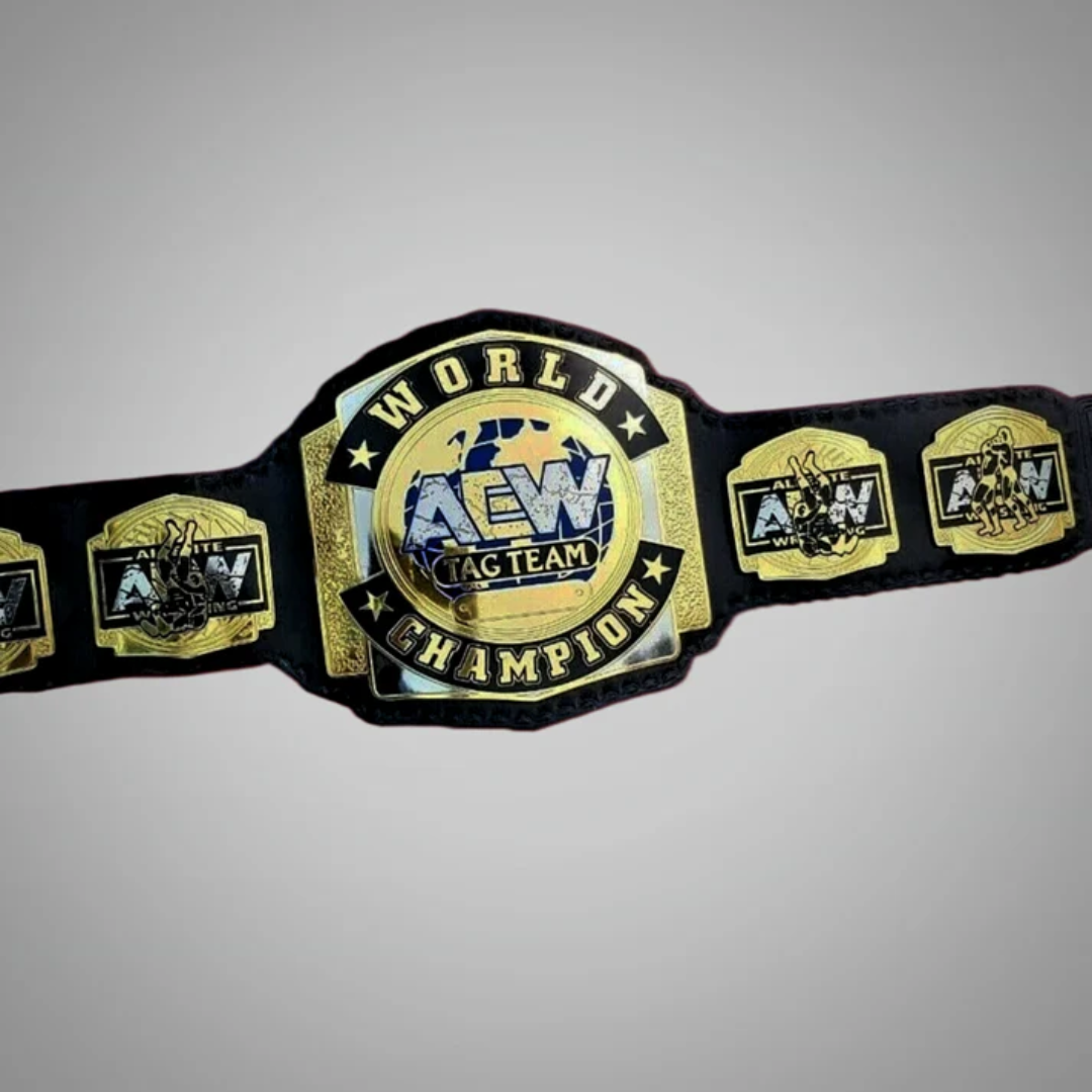 AEW Tag Team Championship Replica Belt - 2mm Customizable