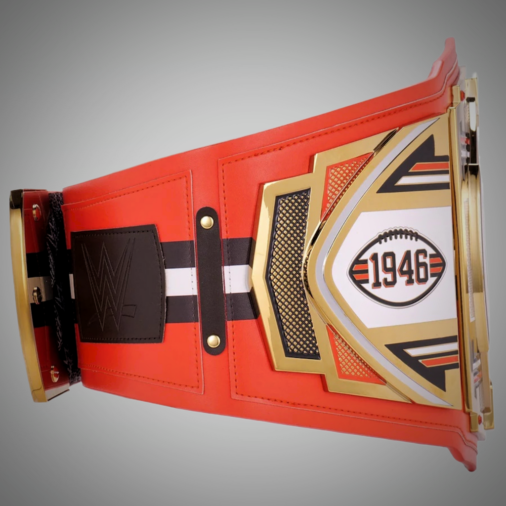 NFL Legacy Title belt designed for Cleveland Browns fans.