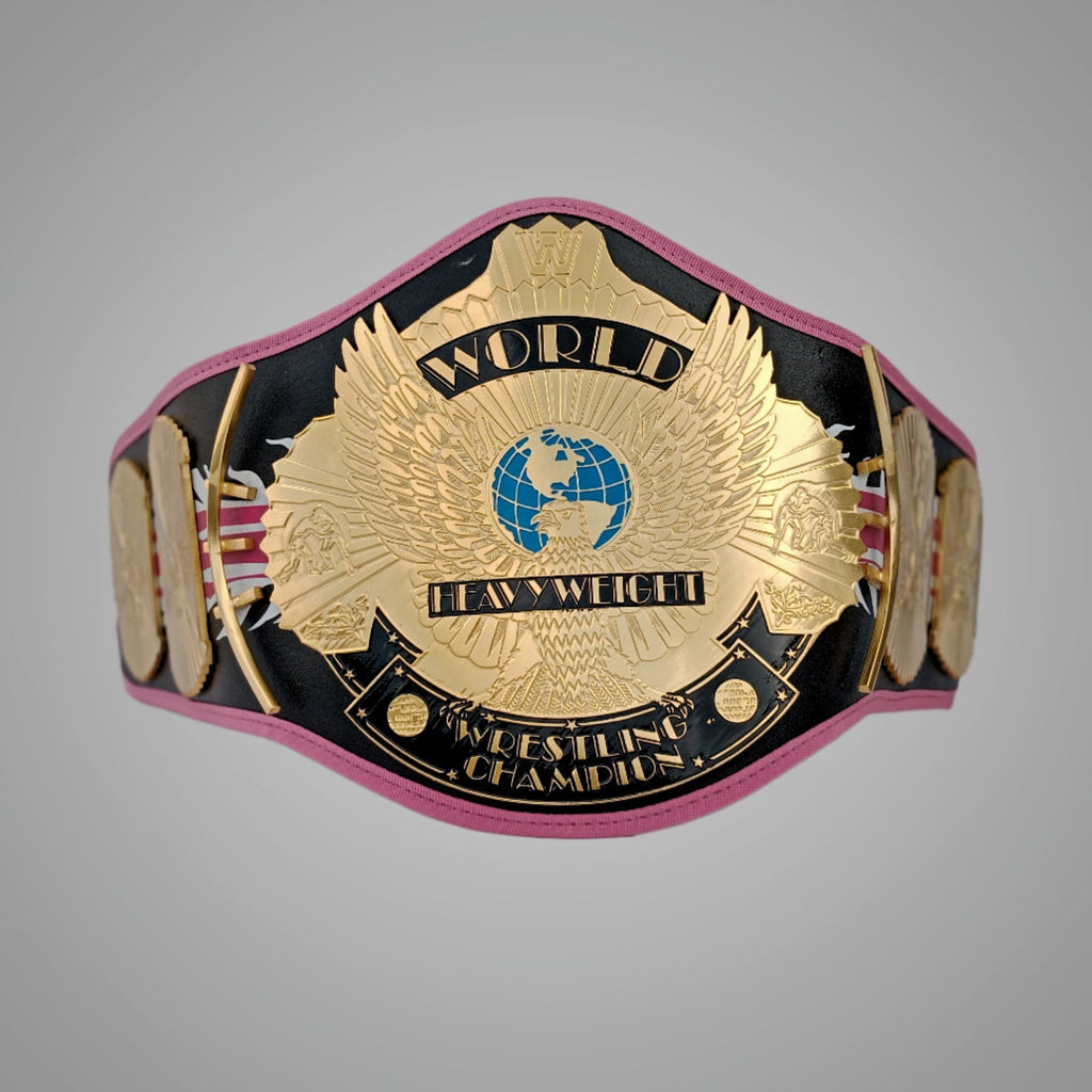 WWE Bret Hart Champion Belt, Signature Series replica.