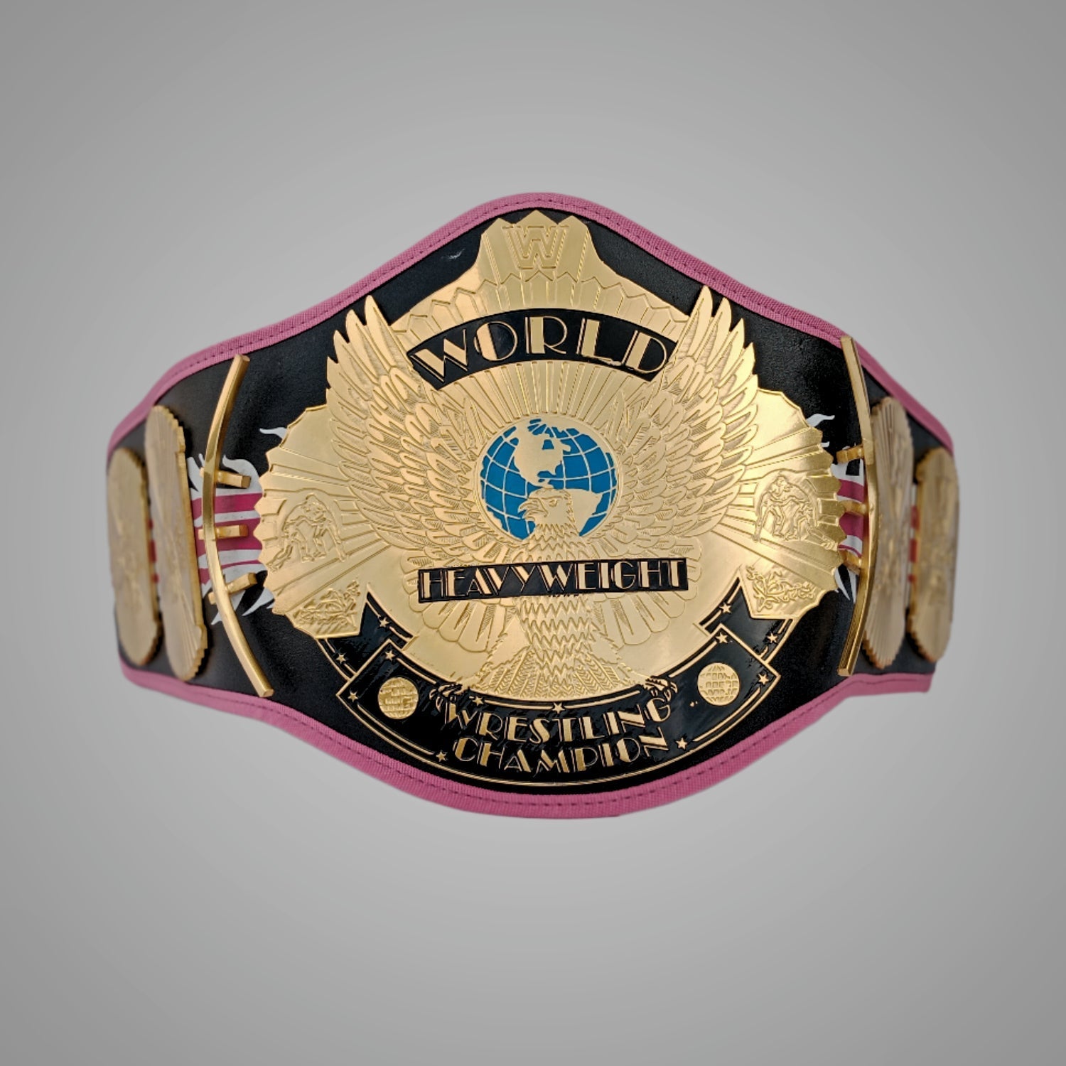 WWE Bret Hart Champion Belt, Signature Series replica.
