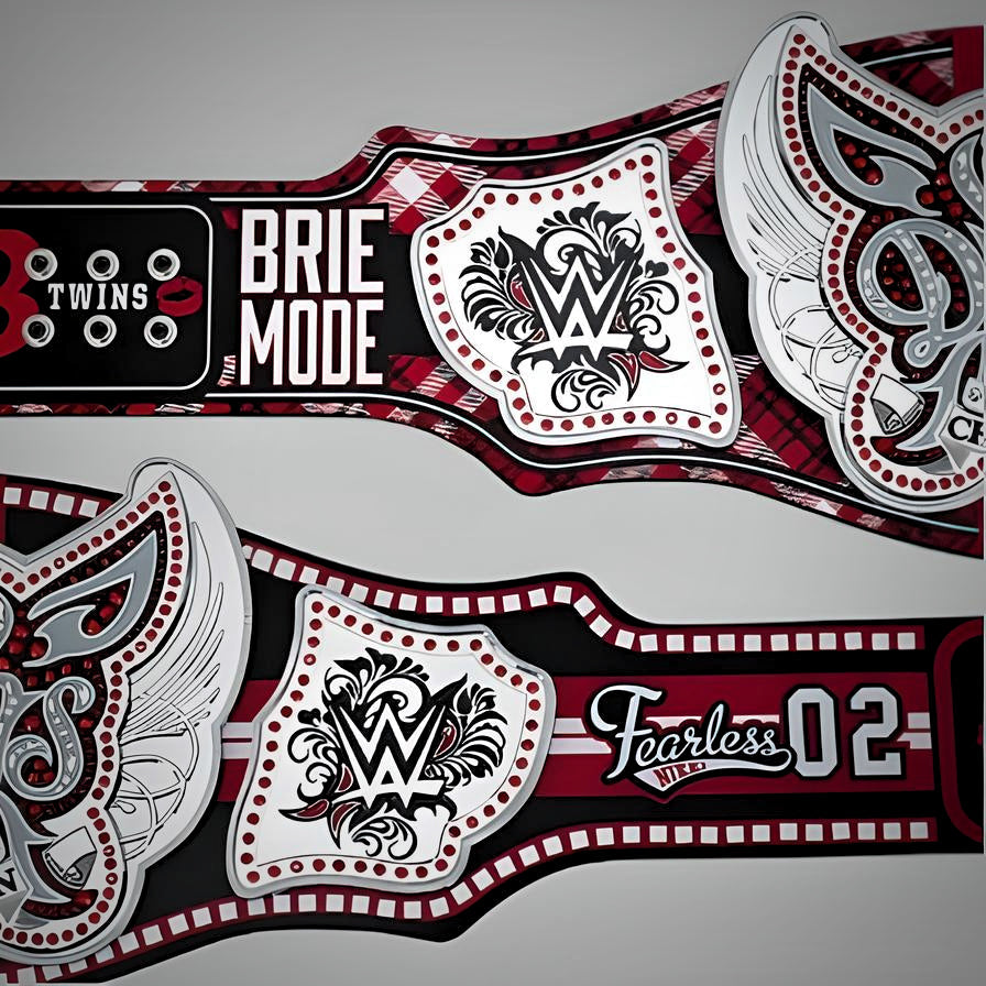 Bella's Twins WWE signature series belt, exclusive collectible.